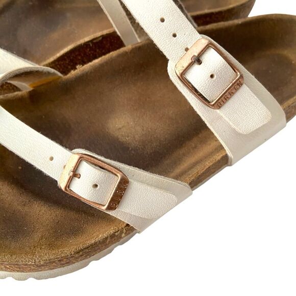 Birkenstock Mayari Birko-Flor Sandals in White Size EU 39 - Picture 8 of 10